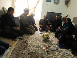 دیدار فعالین فرهنگی دانشگاه فرهنگیان با خانواده شهید مدافع حرم حامد کوچک زاده