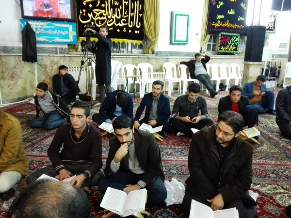 شرکت دانشجومعلمان علاقمند قرآنی پردیس امام علی (ع)در محفل اُنس و آموزش قرآن استاد فرهیخته جناب حاج آقا صالحی