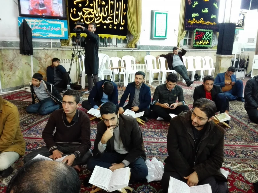 شرکت دانشجومعلمان علاقمند قرآنی پردیس امام علی (ع)در محفل اُنس و آموزش قرآن استاد فرهیخته جناب حاج آقا صالحی