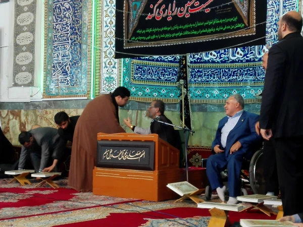 شرکت دانشجومعلمان علاقمند قرآنی پردیس امام علی (ع)در محفل اُنس و آموزش قرآن استاد فرهیخته جناب حاج آقا صالحی