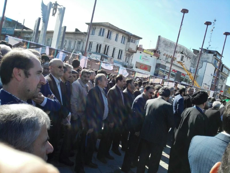 یوم الله 13آبان "روز ملی مبارزه با استکبار جهانی با حضور دانشجومعلمان ،اساتید و کارکنان دانشگاه فرهنگیان استان گیلان