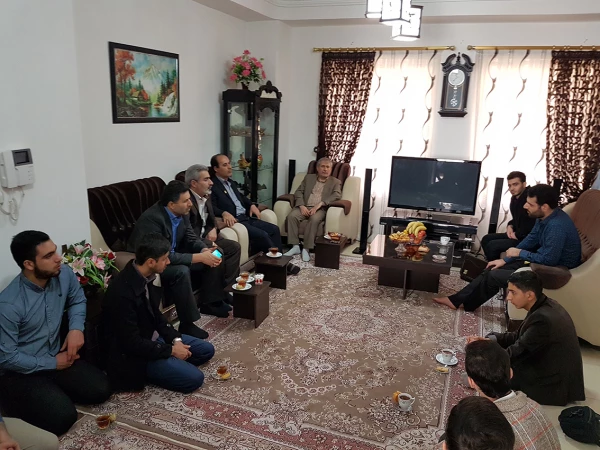 عیادت از اولین جانباز مدافع حرم حضرت زینب (س) جناب آقای سروان  رفعت