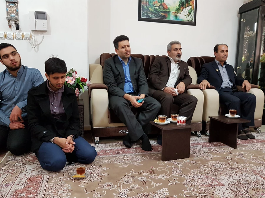 عیادت از اولین جانباز مدافع حرم حضرت زینب (س) جناب آقای سروان  رفعت