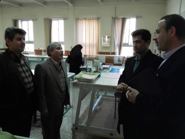 بازدید کارشناسان و مدیر دفتر نظارت و ارزیابی آموزش عالی استانی دانشگاه گیلان از پردیس امام علی (ع)