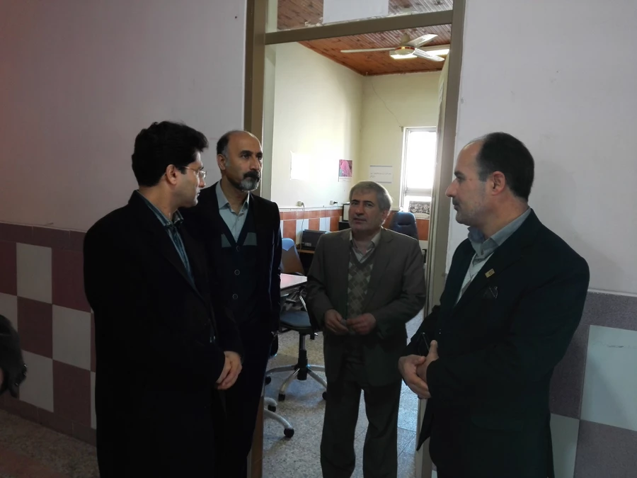 بازدید کارشناسان و مدیر دفتر نظارت و ارزیابی آموزش عالی استانی دانشگاه گیلان از پردیس امام علی (ع)