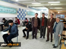 بازدید دکتر احد زاده از رونداجرائی  امتحانات نیمسال اول 95-96 درپردیس امام علی (ع)