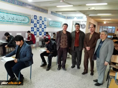 بازدید دکتر احد زاده از رونداجرائی  امتحانات نیمسال اول 95-96 درپردیس امام علی (ع)