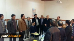 بازدید مدیر کل آموزش و پرورش  استان گیلان جناب آقای حاجتی از روند مصاحبه علمی و تخصصی پذیرفته شدگاه استخدام پیمانی