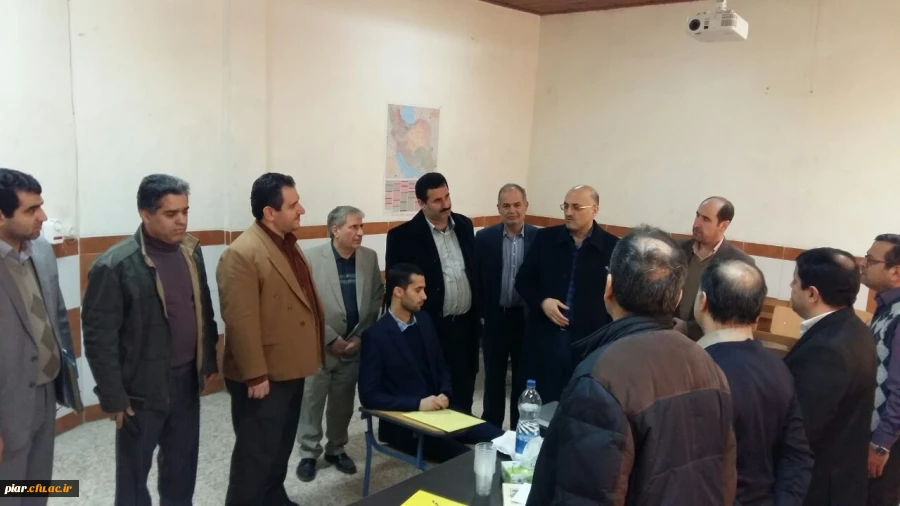بازدید مدیر کل آموزش و پرورش  استان گیلان جناب آقای حاجتی از روند مصاحبه علمی و تخصصی پذیرفته شدگاه استخدام پیمانی