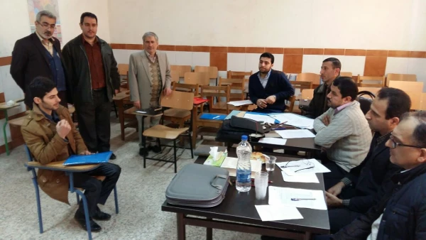 بازدید مدیر کل آموزش و پرورش  استان گیلان جناب آقای حاجتی از روند مصاحبه علمی و تخصصی پذیرفته شدگاه استخدام پیمانی