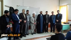 تجلیل از مقام شامخ معلم با حضور  مسئولین پردیس در کلاس استاد