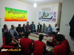 مراسم بدرقه  کاروان المپیاد ورزشی پردیس امام علی (ع)  گیلان