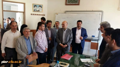 بازدید دکتر حاجتی مدیرکل آموزش و پرورش استان گیلان از روند مصاحبه علمی