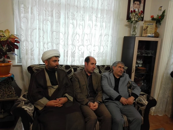 دیدار خانواده معززشهید مدافع حرم سجاد طاهر نیا