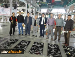 تجدید میثاق  مسئولین پردیس امام علی (ع) با شهدای دفاع مقدس و مدافع حرم