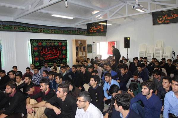 مراسم باشکوه دهه دوم محرم  در پردیس امام علی (ع) گیلان