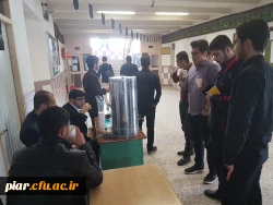 ایستگاه صلواتی به مناسبت دهه دوم محرم به همت دانشجومعلمان پردیس امام علی (ع)