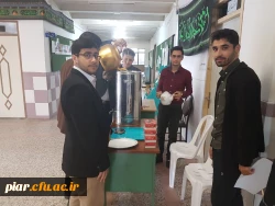 ایستگاه صلواتی به مناسبت دهه دوم محرم به همت دانشجومعلمان پردیس امام علی (ع)