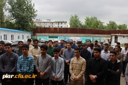 تجمع دانشجومعلمان بسیجی  پردیس امام علی (ع) در واکنش به اظهارات سخیف دونالد ترامپ و قرائت بیانیه