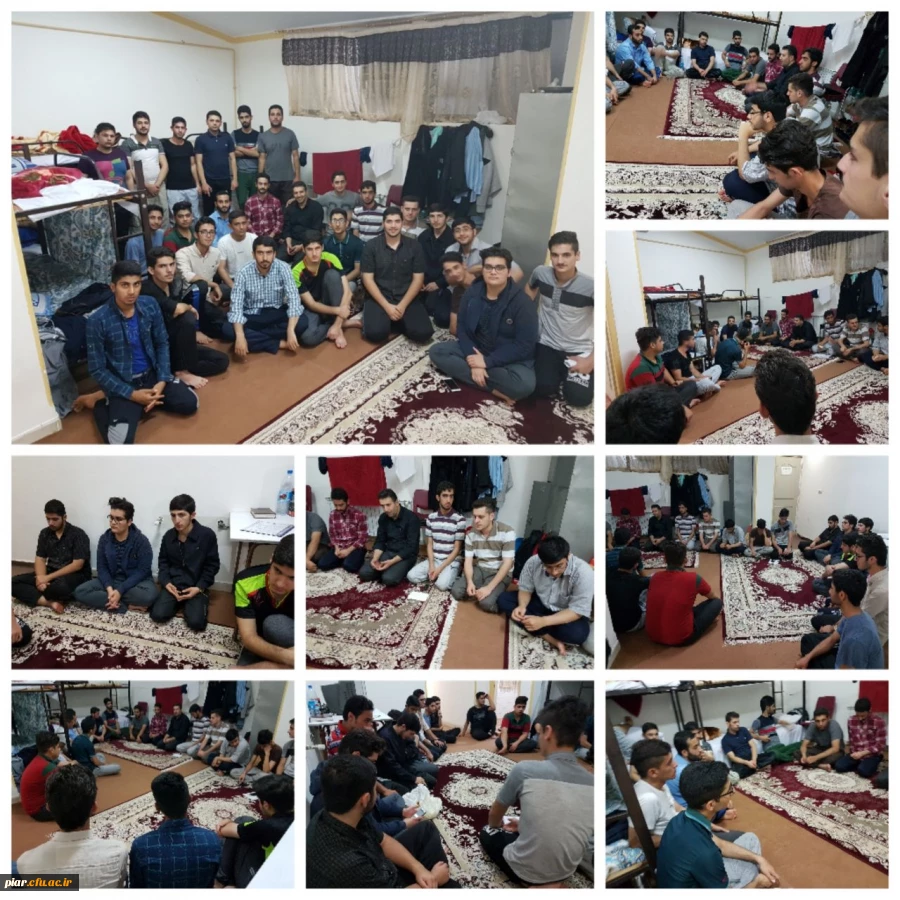 نشست صمیمی مسئول فرهنگی با دانشجویان سرای 12