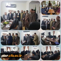 جلسه تکریم دانشجومعلم  محمد تاروردی زاده مسئول سابق بسیج دانشجویی ومعارفه  دانشجومعلم حسین کاووسی مسئول جدید