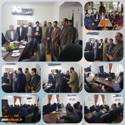 جلسه تکریم دانشجومعلم  محمد تاروردی زاده مسئول سابق بسیج دانشجویی ومعارفه  دانشجومعلم حسین کاووسی مسئول جدید