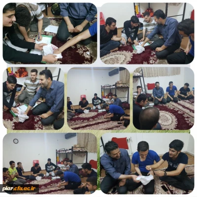 برگزاری مراسم قرعه کشی مسابقات ورزشی در سرای دانشجویی با حضور نمایندگان تیم های ورزشی