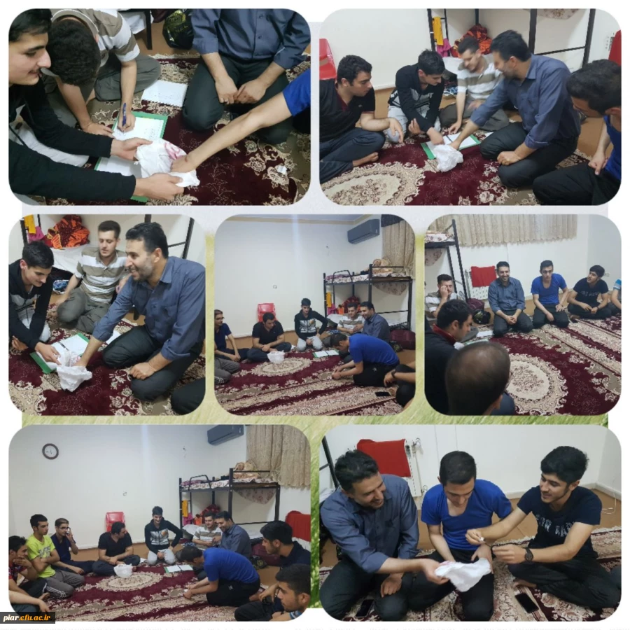 برگزاری مراسم قرعه کشی مسابقات ورزشی در سرای دانشجویی با حضور نمایندگان تیم های ورزشی