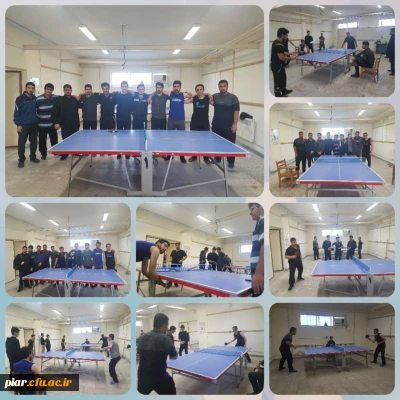 برگزاری مسابقه تنیس روی میز