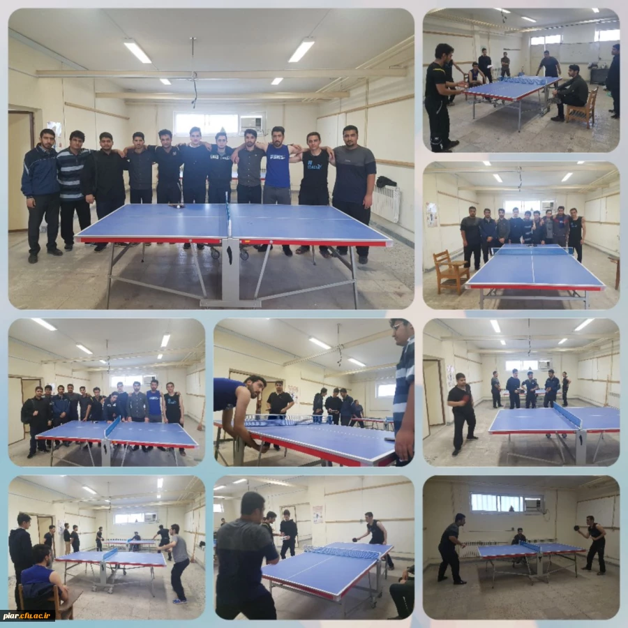 برگزاری مسابقه تنیس روی میز