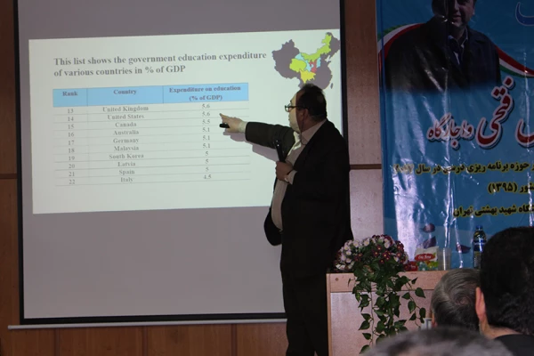 سخنرانی پرفسور کورش فتحی واجار گاه