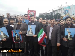 راهپیمایی مردم رشت در محکومیت اغتشاشات اخیر فتنه گران در کشور