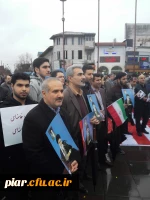 راهپیمایی مردم رشت در محکومیت اغتشاشات اخیر فتنه گران در کشور