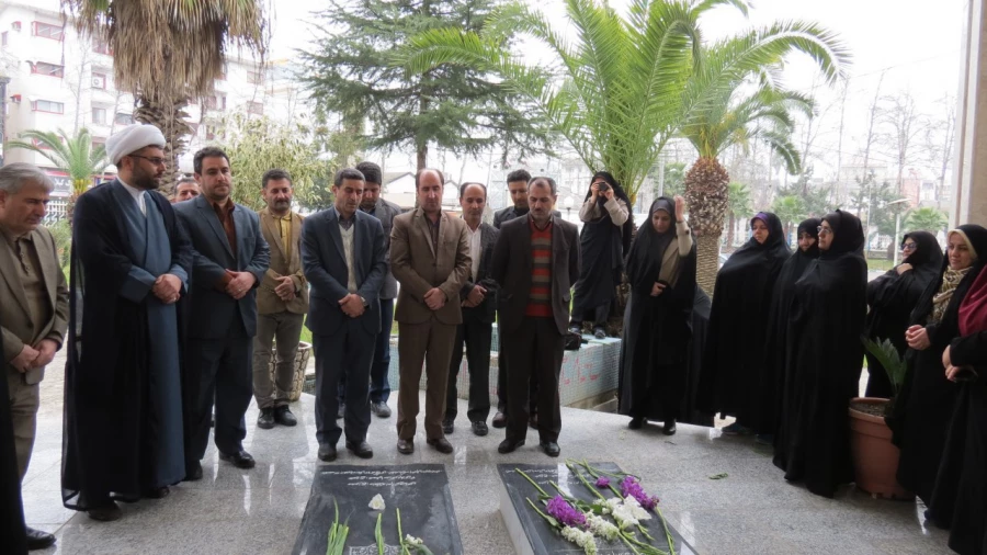 گلباران مزار شهدا گمنام وتجدید میثاقی دیگر