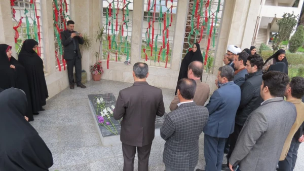 گلباران مزار شهدا گمنام وتجدید میثاقی دیگر