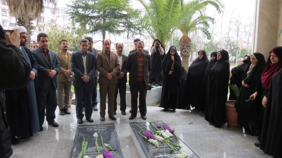 گلباران مزار شهدا گمنام وتجدید میثاقی دیگر