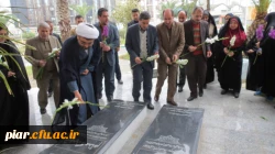 گلباران مزار شهدا گمنام وتجدید میثاقی دیگر