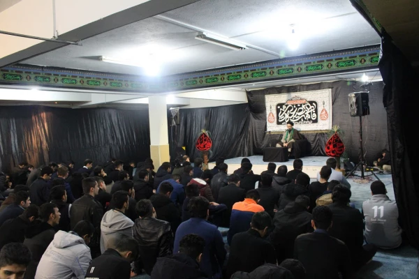 مراسم ویژه فاطمیه در دانشگاه فرهنگیان گیلان