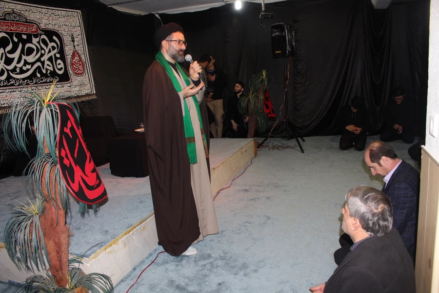 مراسم ویژه فاطمیه در دانشگاه فرهنگیان گیلان