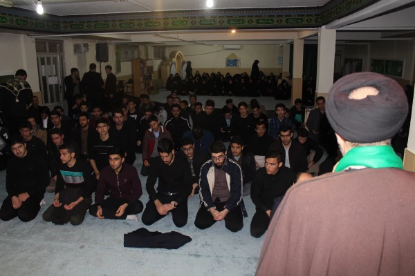 مراسم ویژه فاطمیه در دانشگاه فرهنگیان گیلان