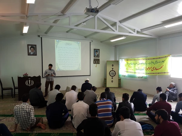 مراسم مولودی خوانی به مناسبت نیمه شعبان