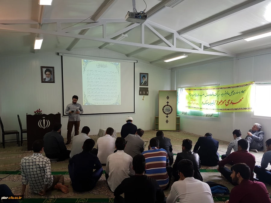 مراسم مولودی خوانی به مناسبت نیمه شعبان