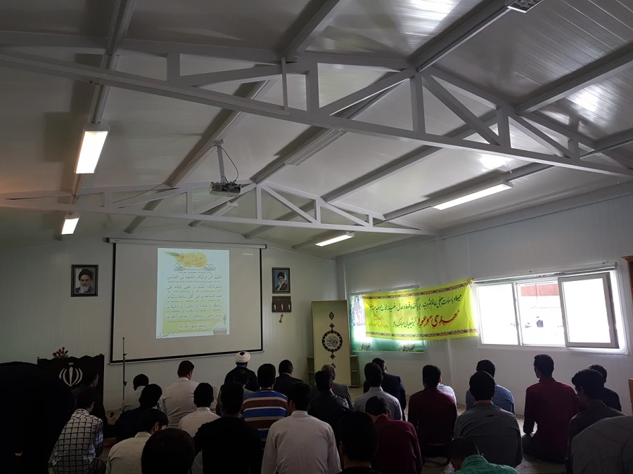 مراسم مولودی خوانی به مناسبت نیمه شعبان