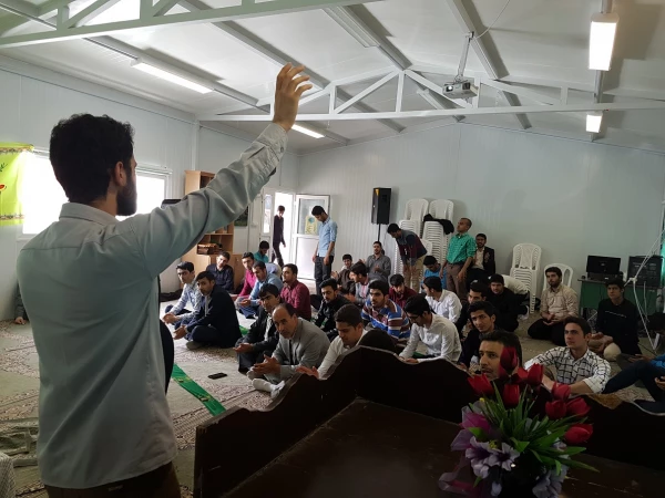 مراسم مولودی خوانی به مناسبت نیمه شعبان