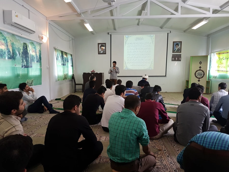 مراسم مولودی خوانی به مناسبت نیمه شعبان