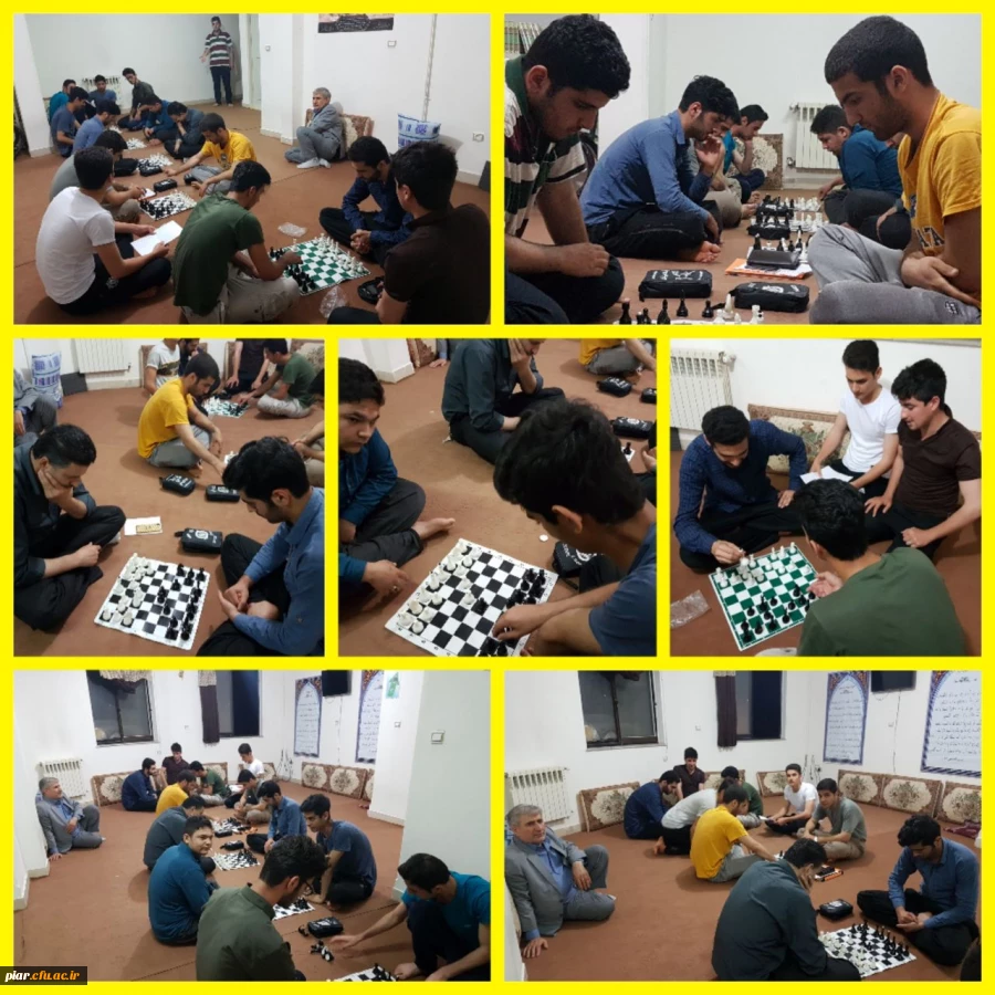 برگزاری مسابقه شطرنج