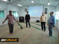 مسابقه طناب زنی  کارکنان پردیس امام علی (ع)