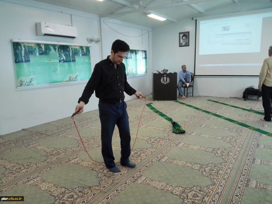 مسابقه طناب زنی  کارکنان پردیس امام علی (ع)