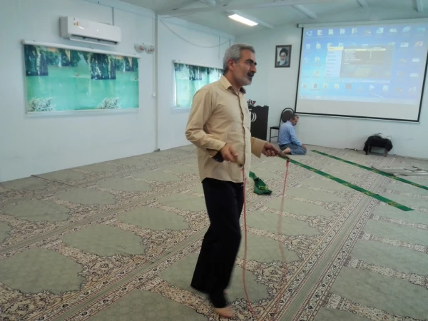 مسابقه طناب زنی کارکنان  پردیس امام علی (ع)