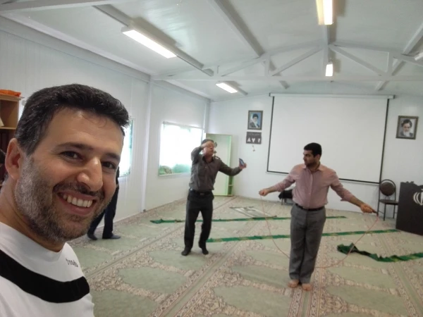 مسابقه طناب زنی کارکنان  پردیس امام علی (ع)